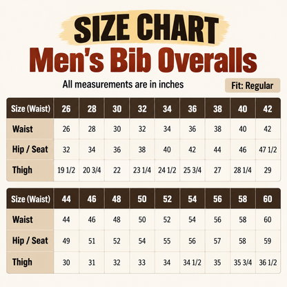 🔥LAST DAY CLERANCE🔥Men's Classic Bib Overalls - 4 PCS