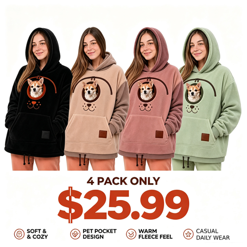 Dog Tote Carier Hoodie