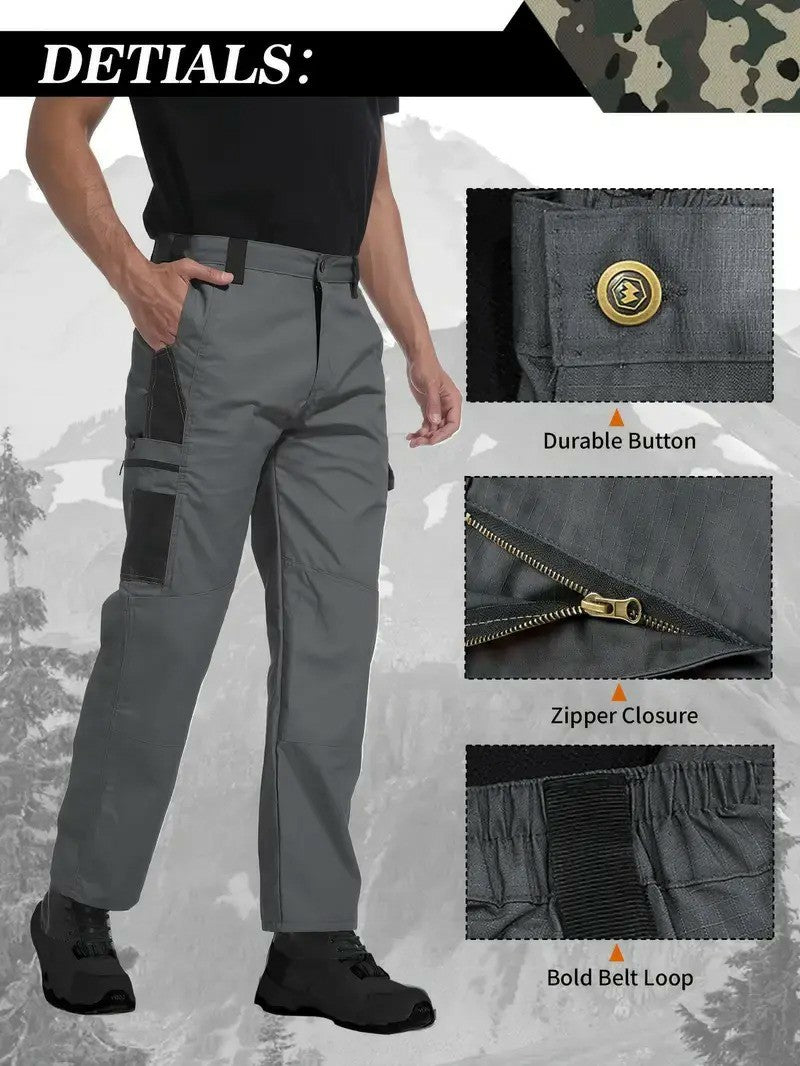 Men's Multi-Pocket Outdoor Work Pants