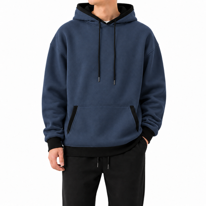 Men's Relaxed-Fit Pullover Hoodie