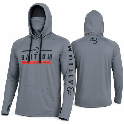 UPF 50 Sun Protection Long-Sleeve Hoodie (With Built-in Neck Gaiter)