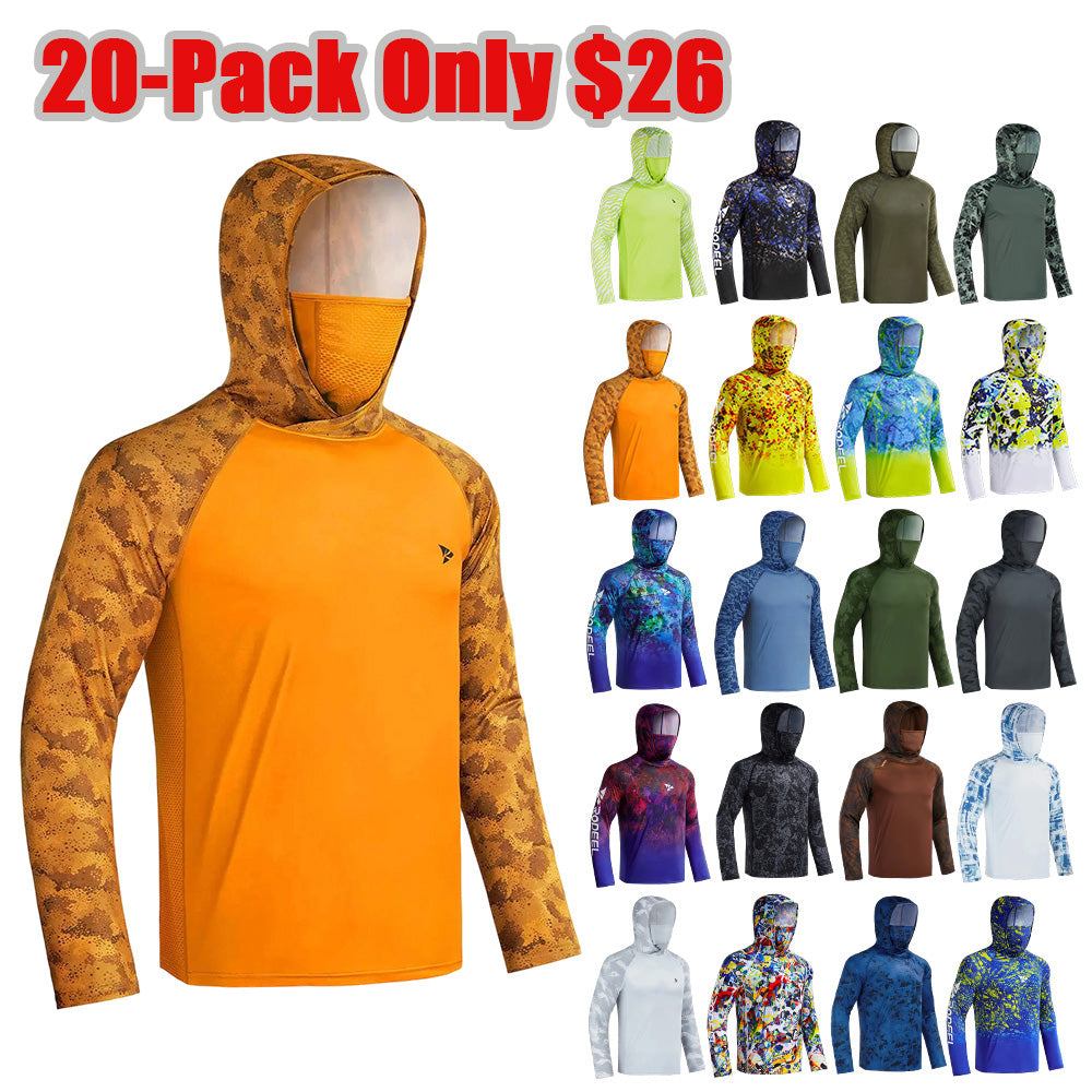 ☀️Men's UPF 50+ Sun Protection Hoodie with UV Detection