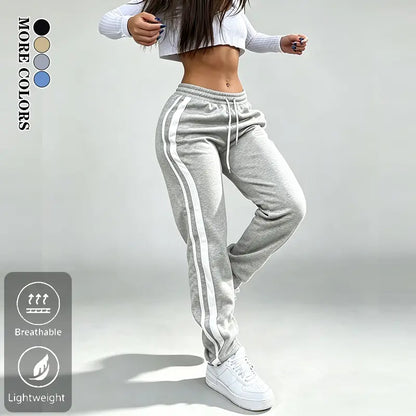 Women's Casual Side Stripe Jogger Pants