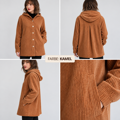 🧥 Die exklusive Cordjacke des Jahres 2026 🍂 – Luxuriöses Cord-Overshirt mit Kapuze ✨