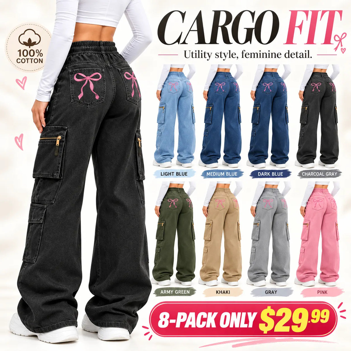 The Bow Edit High-Rise Denim Collection