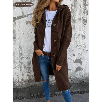 Damen-Strickjacke mit Knopfleiste