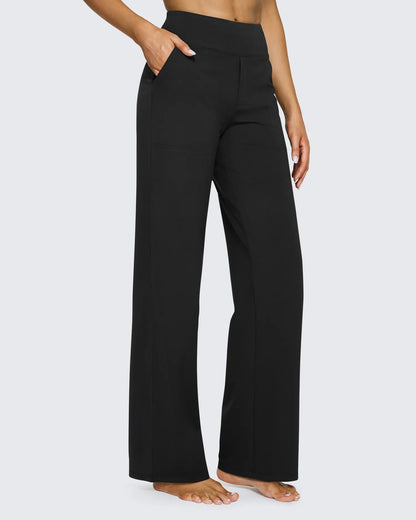 Loose High-Waist Business Casual Pants