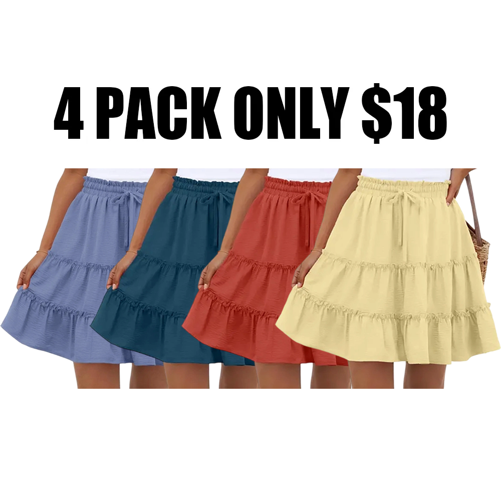 Women's Bohemian Style Midi Skirt.