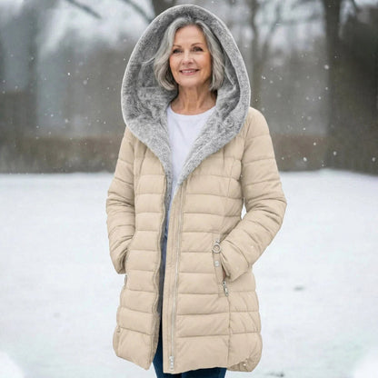 [LAST DAY SALE]-Quilted coat with fleece lining