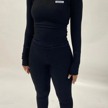 🔥 LIMITED-TIME SALE! Women’s Slim-Fit Raglan Sleeve Knitted Tee & Skinny Pants Set – Comfy, Flattering & Perfect for Fall/Winter | SHOP NOW!