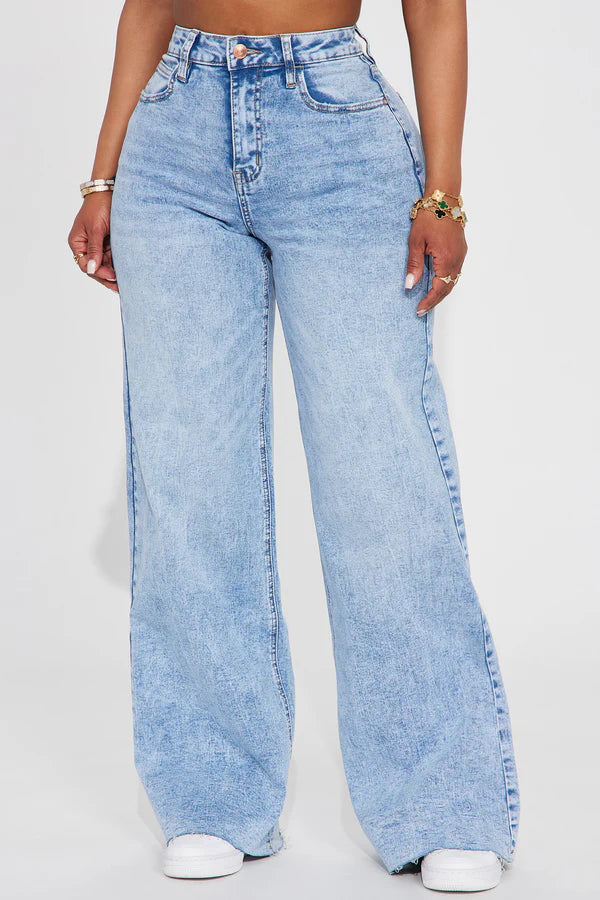 So Valid Stretch Wide Leg Jeans
