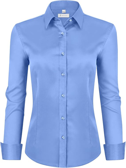 【LAST DAY SALE】Women Classic-Fit Dress Shirts