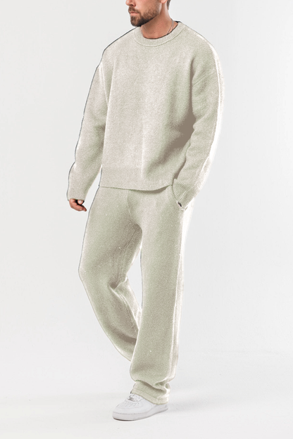 Men's Classic Knit Sweater Set – Everyday Comfort Outfit