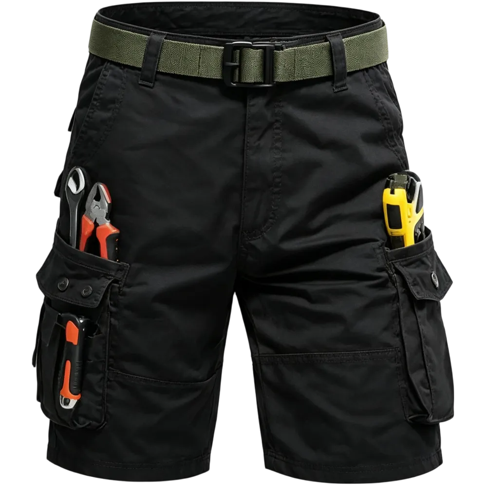 Men's Casual Cargo Pants with Multiple Pockets