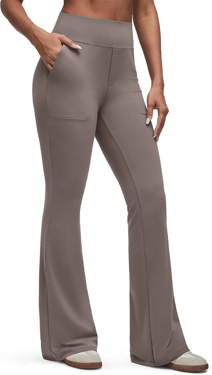 Women's High-Waisted Bootcut Flare Leggings