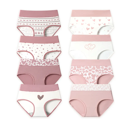 Women's 10-Pack High Waisted Tummy Control Panties – Pure Cotton Soft Seamless Hipster Briefs, Cute Full Print Comfort Underwear for Everyday Wear XS-XXXXL