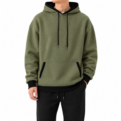 Men's Relaxed-Fit Pullover Hoodie