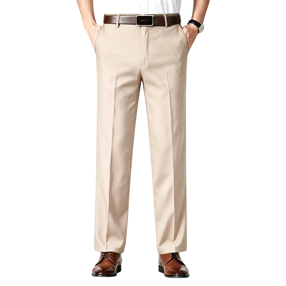 2026Men's Classic Ice Silk High Waist Comfort Pants