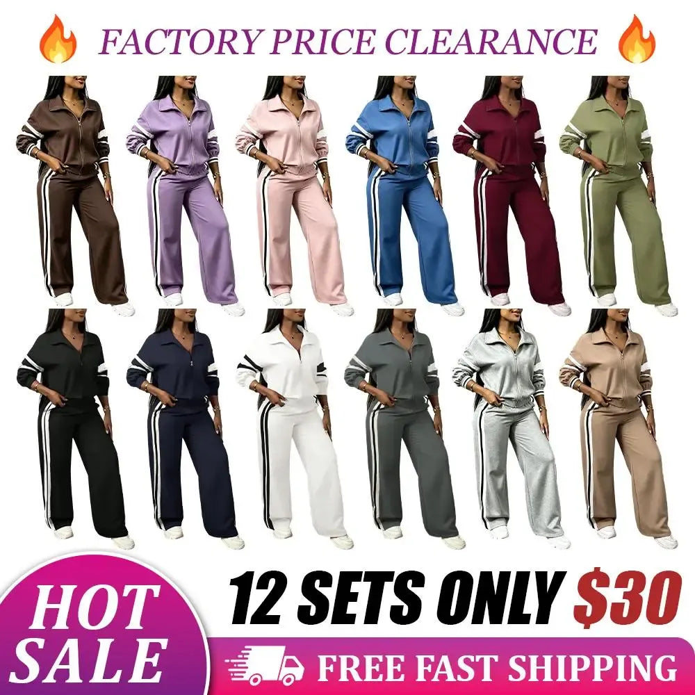 Women's Two-Piece Sporty Casual Set