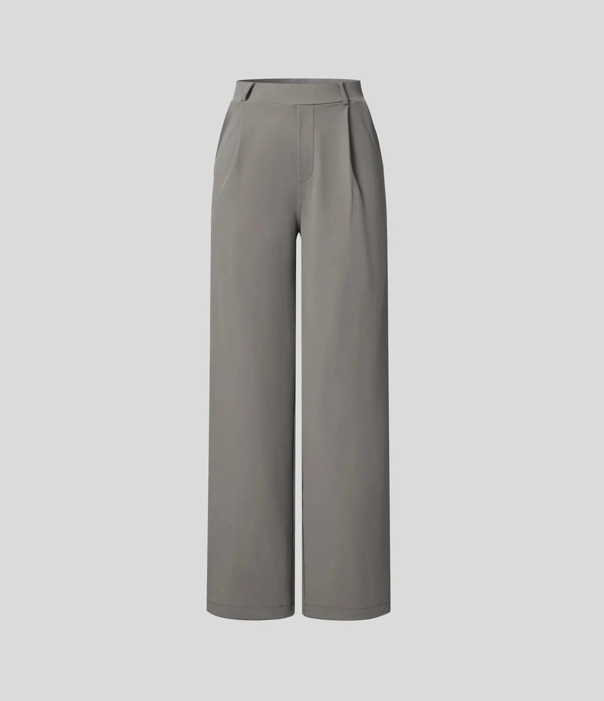 Big Spring Sale!High Waisted Side Pocket Straight Leg Work Pants