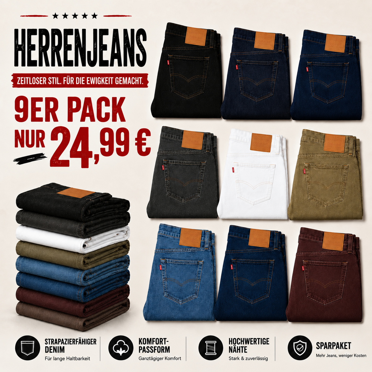 🔥 Clearance Sale — Limited Stock! 🔥ORIGINAL FIT JEANS