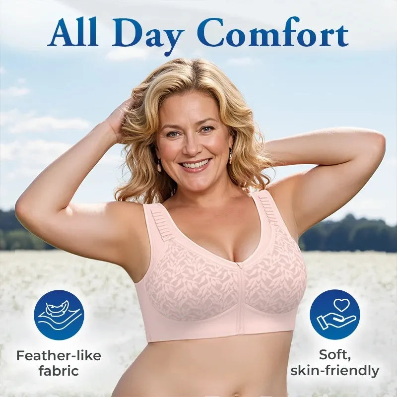 2026 Best Seller Women’s Comfort Support Bra & Leakproof High-Waist Panty Set