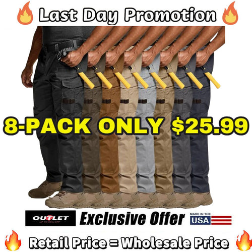 Men's Ripstop Work Pants,Water Resistant Outdoor Tactical Pants