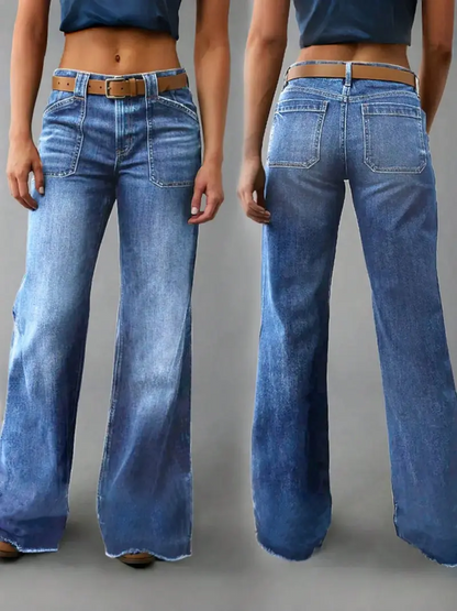 Women's Loose Straight Leg Denim Jeans
