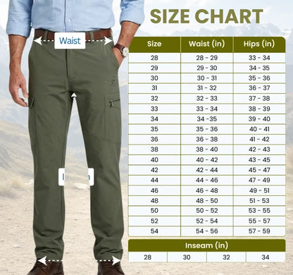 Men's Premium Outdoor Multi-Pocket Quick-Drying Cargo Pants