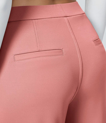 🔥 LAST DAY SALE  High‑Waist Straight‑Leg Tailored Trousers with Side Pockets