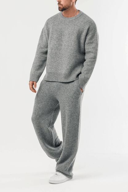 Men's Classic Knit Sweater Set – Everyday Comfort Outfit