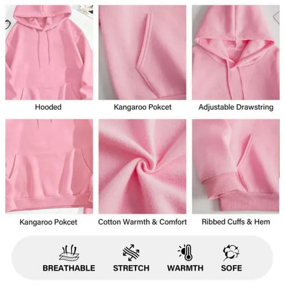 Women's Pink Heart Print Tracksuit