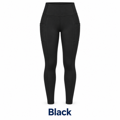 🍂 Women's High-Waist Fleece-Lined Pocket Leggings 🔥 Cozy Everyday Comfort | Clearance Bundle Deal