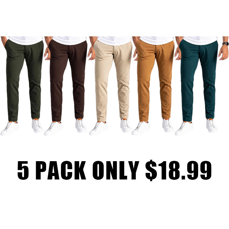 Men's Slim Fit Stretch Golf Pants