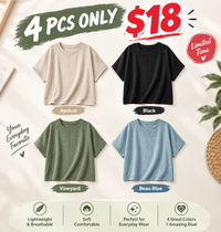 4 PACKS ONLY $18 (4 COLORS)