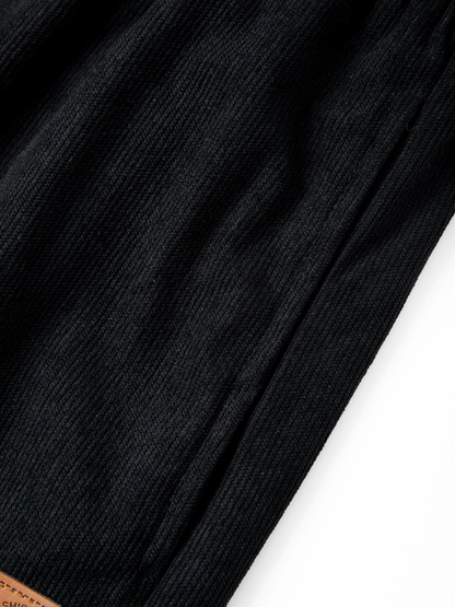 Men's 3-Pack Wide Leg Athletic Pants – Loose Drawstring Casual Streetwear Pants with Leather Tag