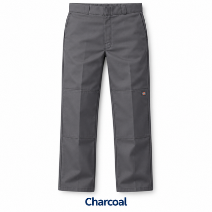 Men's Loose Fit Double Knee Work Pants — 7 Pairs for $23.99