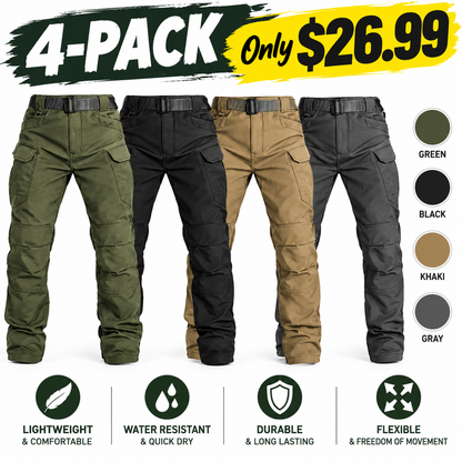 Men's Fleece-Lined Tactical Outdoor Pants