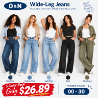 5-Color Pack Wide-Leg Jeans