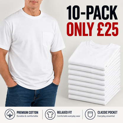 Classic Heavyweight Pocket Work Tee – Relaxed Fit, Built for Everyday Work