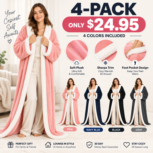 Wearable Heated Blanket Hoodie