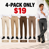 4-Pack (Beige + Khaki + Coffee + Light Brown)
