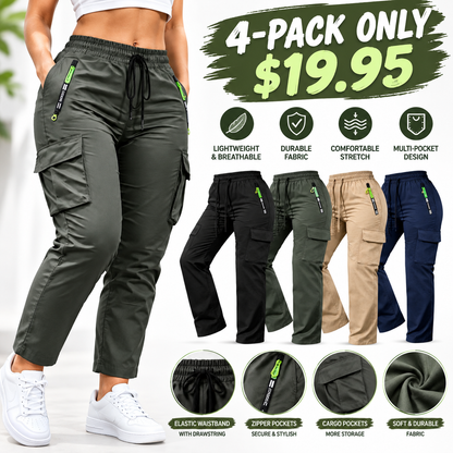 LAST DAY SALEWomen's Multi-Pocket Cargo Pants