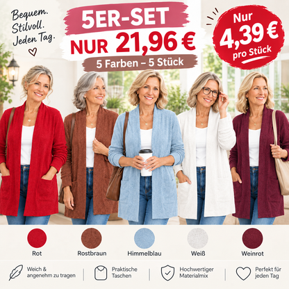 Cardigan für Damen, leichte Cardigans, Herbstmode-Outfits