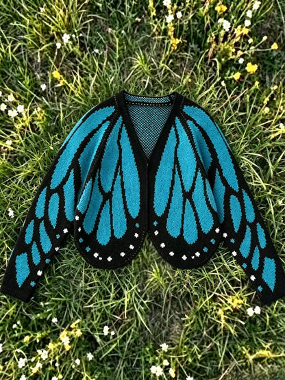 Women's Butterfly Wing Knit Cardigan