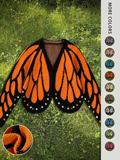Women's Butterfly Wing Knit Cardigan