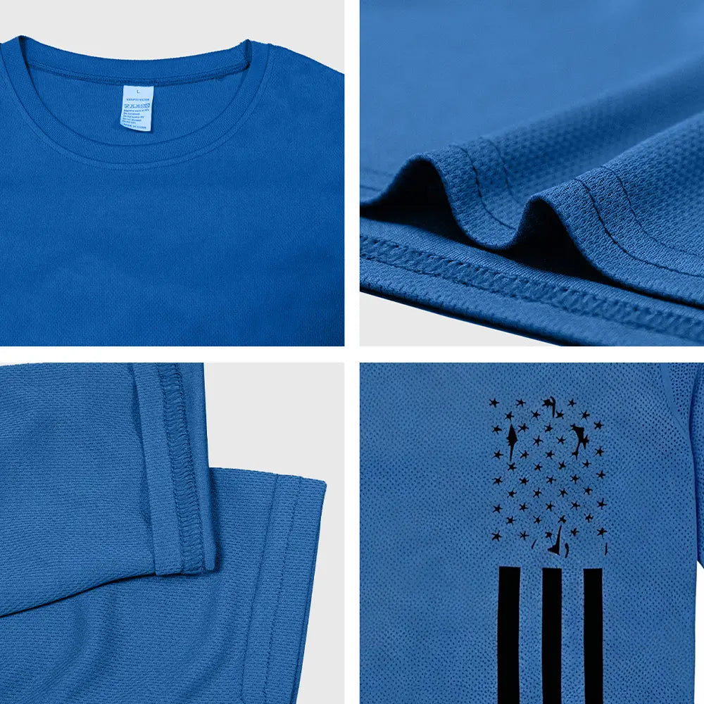 Men's Quick-Dry Long Sleeve Athletic Shirts