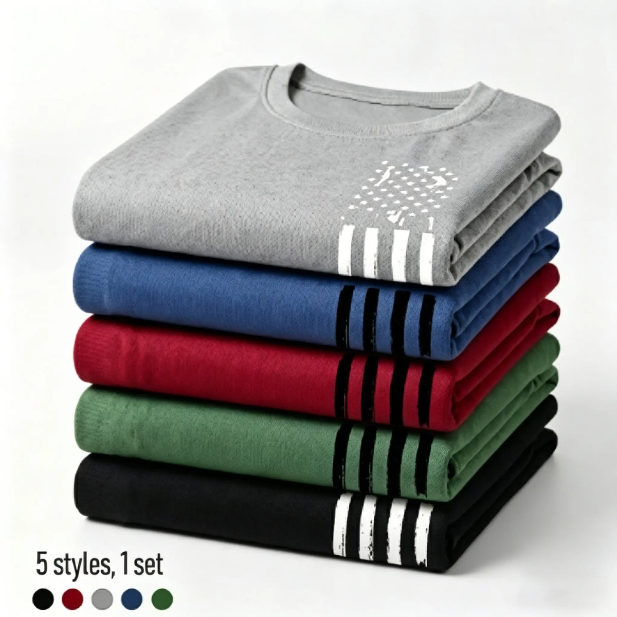 Men's Quick-Dry Long Sleeve Athletic Shirts