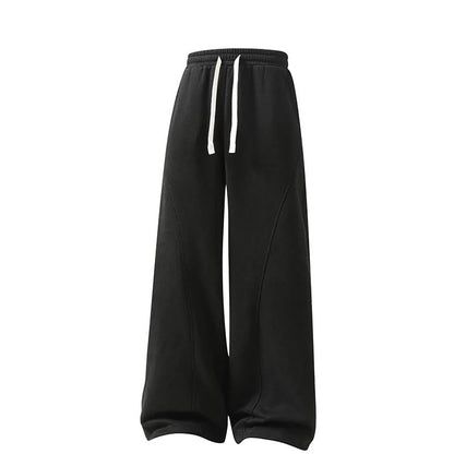 Unisex Fleece Thermal Lined Sweatpants - Oversize Comfort