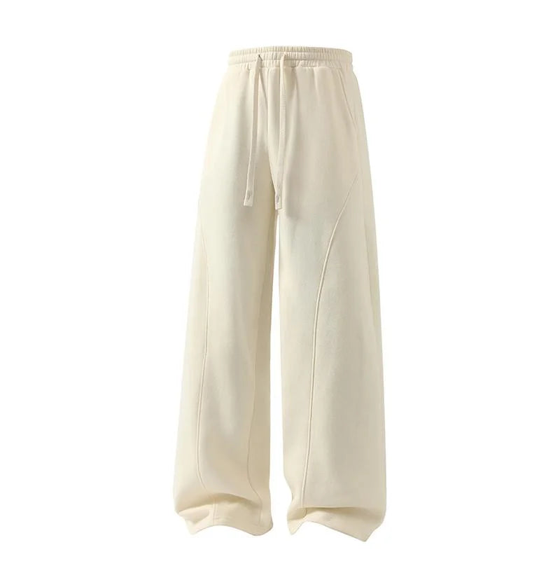 Unisex Fleece Thermal Lined Sweatpants - Oversize Comfort